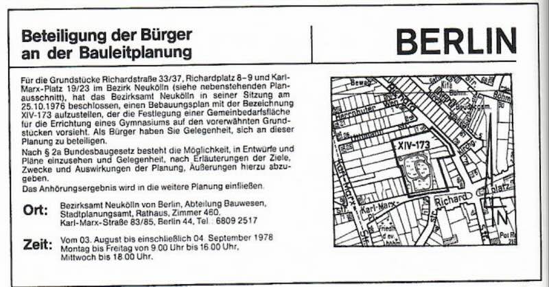 Foto Berliner Baubilanz 1978 - Stadtplanung