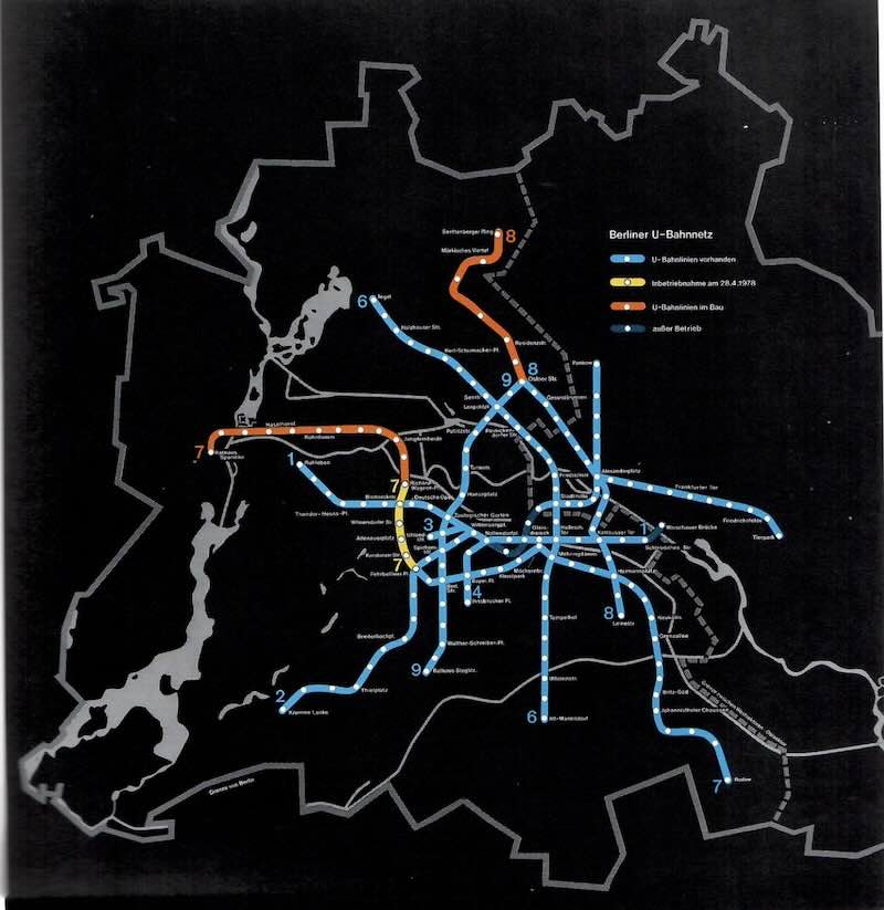 Foto Berliner Baubilanz 1978 - Verkehr