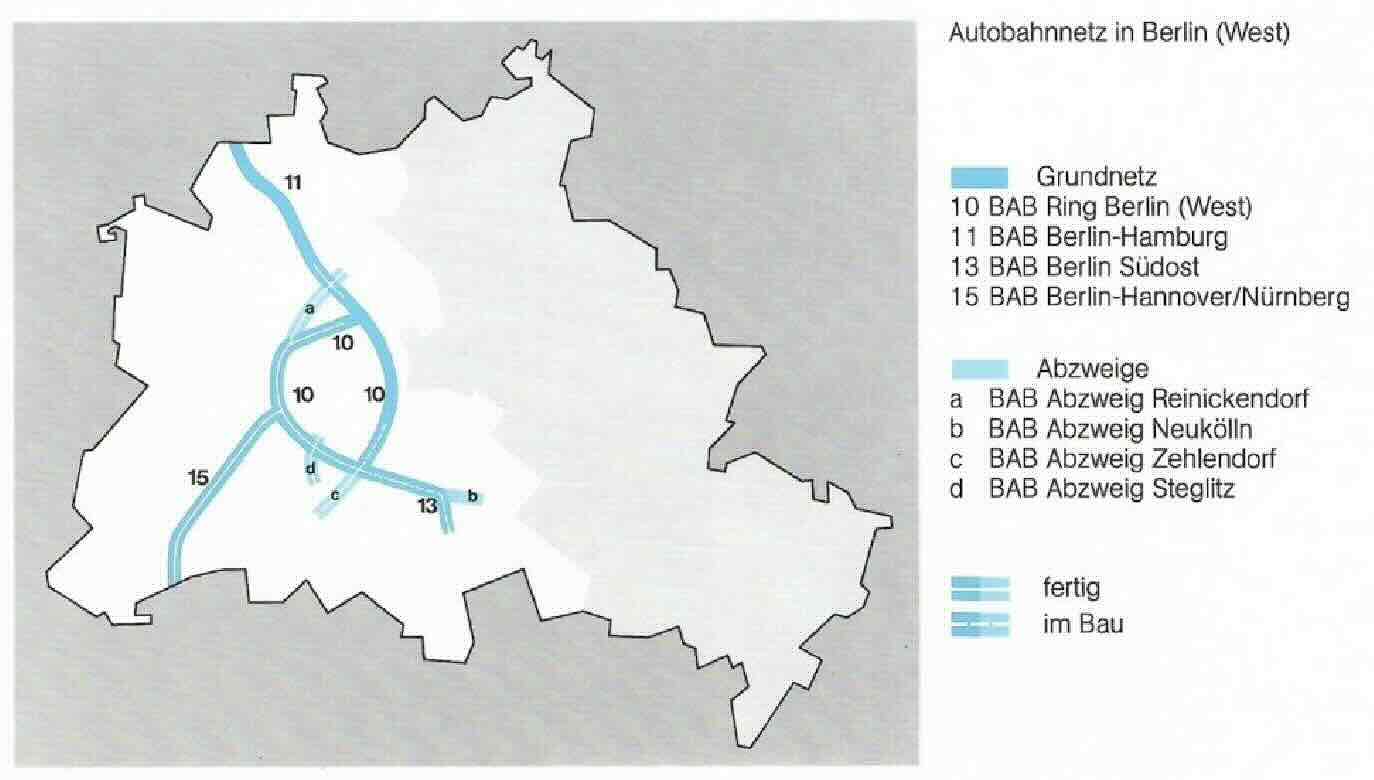 Foto Berliner Baubilanz 1980 - Verkehr