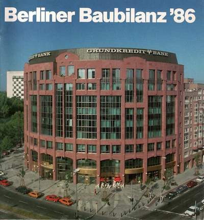 Baubilanz 1986